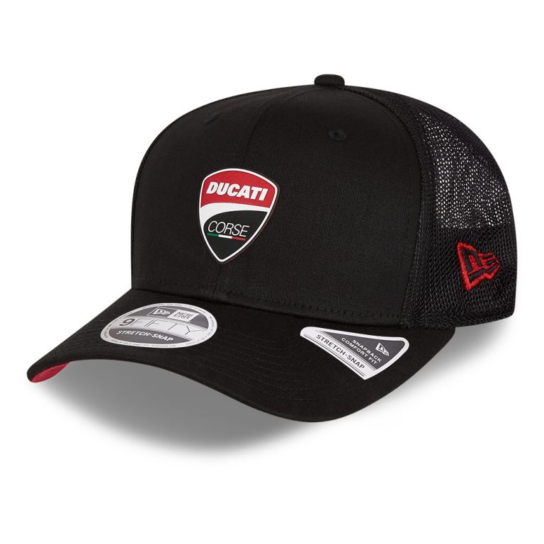 Gorras New Era Motor Sport Negros - Ducati Motor Logo 9FIFTY Stretch Snap 32785XFOU